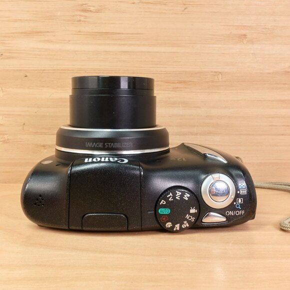 Canon PowerShot SX130 IS / 12.1MP Compact Camera / 12x Zoom / Black - Picture 4 of 7